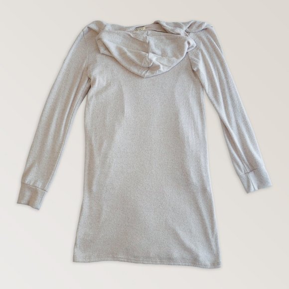 Pink Hooded Dress, Long Sweater With Pockets, Size S - Picture 3 of 8